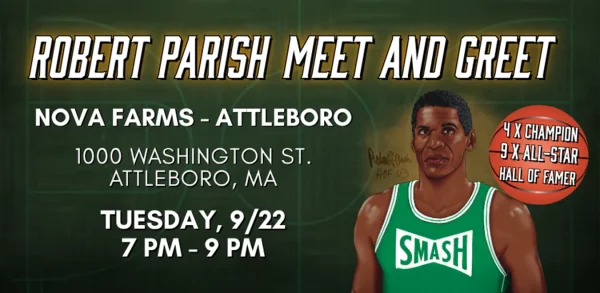 Robert Parish meet and greet at Nova Farms Attleboro